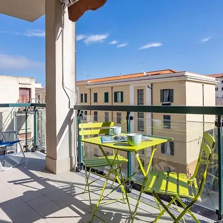 Alghero- Beautiful House In The Center With Balcony And Ac Apartament